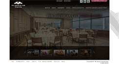Desktop Screenshot of americanclubhk.com